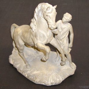 Giorgio De Chirico - Cavallo con palafreniere